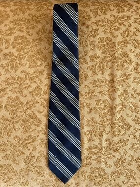 Vintage Givenchy navy striped men’s tie